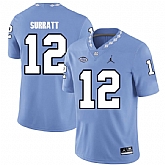 North Carolina Tar Heels 12 Chazz Surratt Blue College Football Jersey Dzhi,baseball caps,new era cap wholesale,wholesale hats